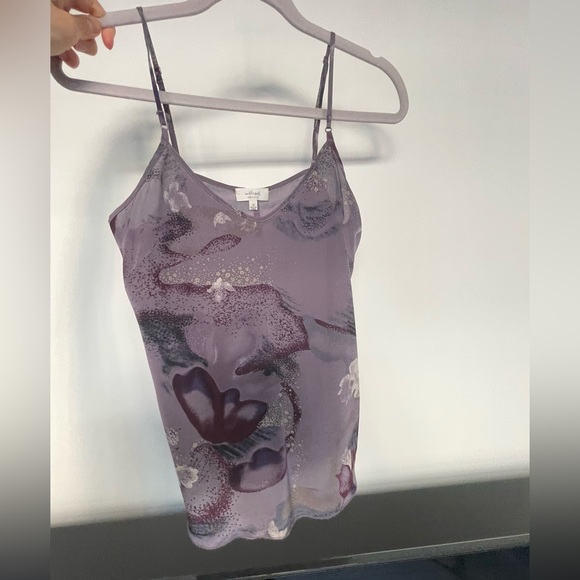 [Aritzia- Wilfred] 100% silk purple cami - Picture 2 of 6